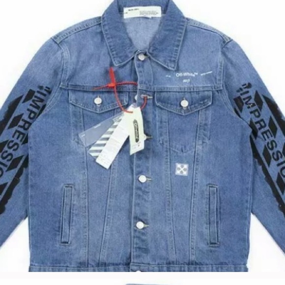 Off-White Other - Off White logo denim jacket size L